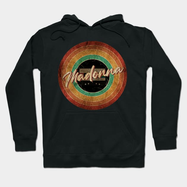 Madonna Vintage Circle Art Hoodie by antongg